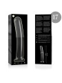 NEBULA SERIES BY IBIZA - MODELLO 17 DILDO IN VETRO BOROSILICATO TRASPA