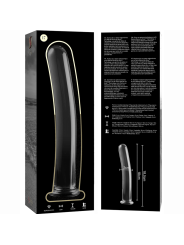 NEBULA SERIES BY IBIZA - MODELLO 17 DILDO IN VETRO BOROSILICATO TRASPA