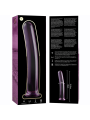 NEBULA SERIES BY IBIZA - MODEL 17 DILDO BOROSILICATE GLASS PINK 18.5 C