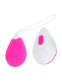 OHMAMA - HUEVO VIBRADOR 10 MODOS ROSA Y BLANCO
