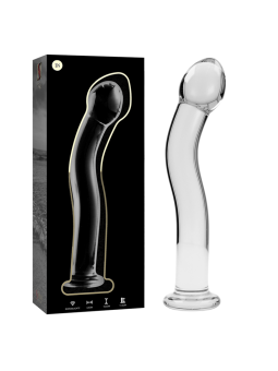 NEBULA SERIES BY IBIZA - MODÈLE 18 GODE EN VERRE BOROSILICATE CLAIR 18