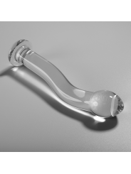 NEBULA SERIES BY IBIZA - MODÈLE 18 GODE EN VERRE BOROSILICATE CLAIR 18