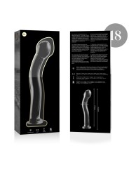 SÉRIE NEBULA BY IBIZA - MODELO 18 DILDO VIDRO BOROSILICADO TRANSPARENT
