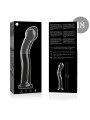 NEBULA SERIES BY IBIZA - MODELO 18 DILDO CRISTAL TRANSPARENTE 18.5 CM 