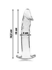 NEBULA SERIES BY IBIZA - MODEL 19 DILDO VAN HELDER BOROSILICATEGLAS 18