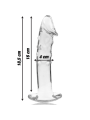 NEBULA SERIES BY IBIZA - MODELO 19 DILDO CRISTAL TRANSPARENTE 18.5 CM 
