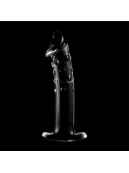 NEBULA SERIES BY IBIZA - MODELLO 19 DILDO IN VETRO BOROSILICATO TRASPA