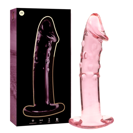 NEBULA SERIES BY IBIZA - MODELL 19 DILDO BOROSILIKATGLAS ROSA 18.5 CM 