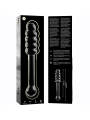 NEBULA SERIES BY IBIZA - MODEL 20 DILDO BOROSILICATE GLASS CLEAR 20.5 