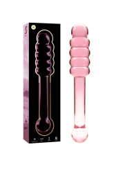 NEBULA SERIES BY IBIZA - MODEL 20 ROZE BOROSILICATE GLAS DILDO 20,5 CM