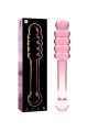 NEBULA SERIES BY IBIZA - MODEL 20 ROZE BOROSILICATE GLAS DILDO 20,5 CM