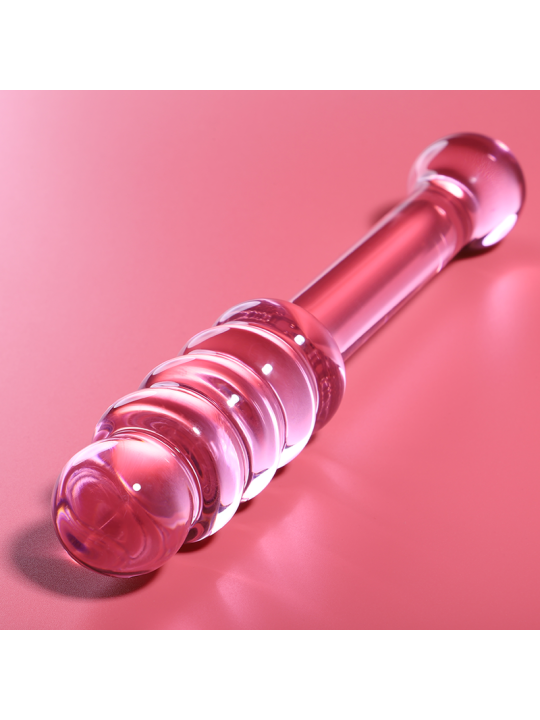 NEBULA SERIES BY IBIZA - MODELO 20 DILDO CRISTAL ROSA 20.5 CM -O- 3 CM