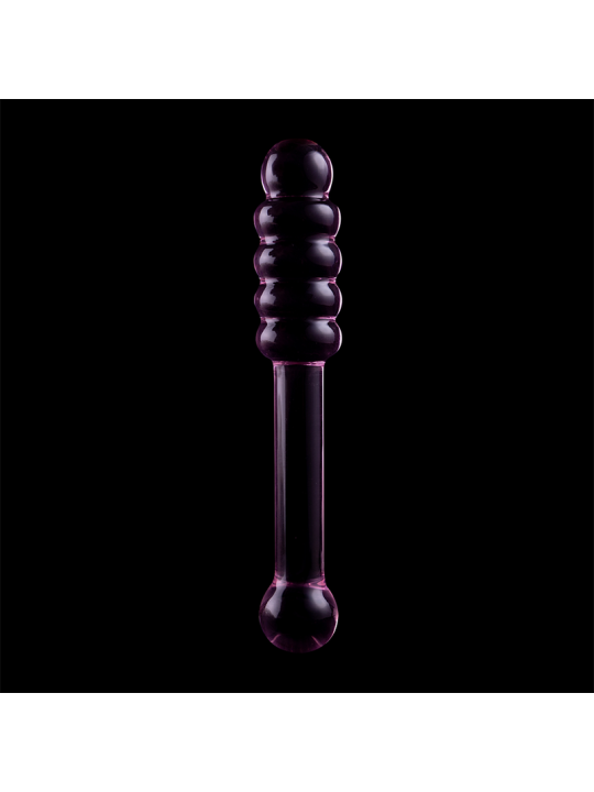 NEBULA SERIES BY IBIZA - MODELO 20 DILDO CRISTAL ROSA 20.5 CM -O- 3 CM