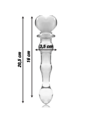 NEBULA SERIES BY IBIZA - MODELLO 21 DILDO IN VETRO BOROSILICATO TRASPA