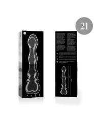 NEBULA SERIES BY IBIZA - MODELLO 21 DILDO IN VETRO BOROSILICATO TRASPA