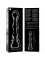 NEBULA SERIES BY IBIZA - MODELLO 21 DILDO IN VETRO BOROSILICATO TRASPA