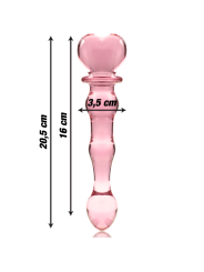 NEBULA SERIES BY IBIZA - MODELL 21 DILDO BOROSILIKATGLAS ROSA 20.5 CM 