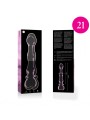NEBULA SERIES BY IBIZA - MODELO 21 DILDO VIDRO BOROSILICADO ROSA 20.5 