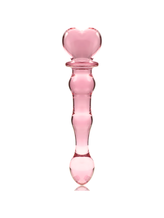 NEBULA SERIES BY IBIZA - MODELO 21 DILDO VIDRO BOROSILICADO ROSA 20.5 