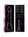 NEBULA SERIES BY IBIZA - MODELO 21 DILDO VIDRO BOROSILICADO ROSA 20.5 
