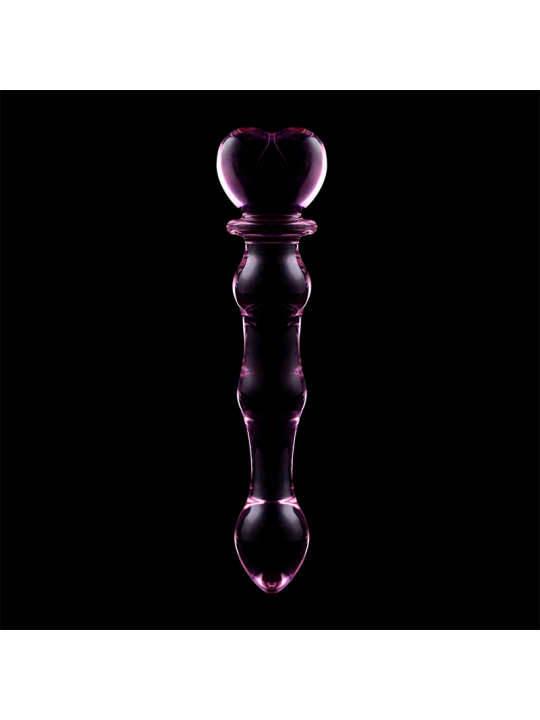 NEBULA SERIES BY IBIZA - MODELL 21 DILDO BOROSILIKATGLAS ROSA 20.5 CM 