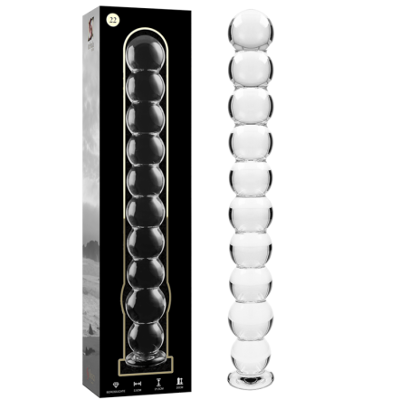 NEBULA SERIES BY IBIZA - MODELO 22 DILDO CRISTAL TRANSPARENTE 21.5 CM 