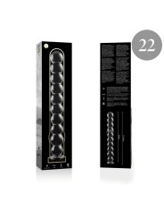 NEBULA SERIES BY IBIZA - MODELLO 22 DILDO IN VETRO BOROSILICATO TRASPA