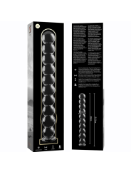 NEBULA SERIES BY IBIZA - MODELL 22 DILDO BOROSILIKATGLAS KLAR 21.5 CM 
