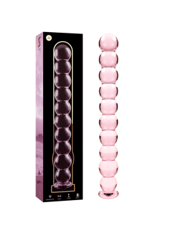NEBULA SERIES BY IBIZA - MODELO 22 DILDO VIDRO BOROSILICADO ROSA 21.5 