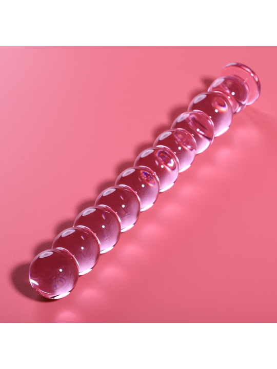 NEBULA SERIES BY IBIZA - MODELO 22 DILDO CRISTAL ROSA 21.5 CM -O- 2.5 