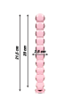 NEBULA SERIES BY IBIZA - MODELO 22 DILDO CRISTAL ROSA 21.5 CM -O- 2.5 