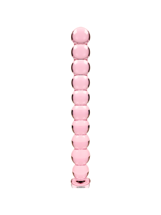 NEBULA SERIES BY IBIZA - MODELL 22 DILDO BOROSILIKATGLAS ROSA 21.5 CM 