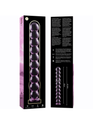 NEBULA SERIES BY IBIZA - MODELO 22 DILDO CRISTAL ROSA 21.5 CM -O- 2.5 