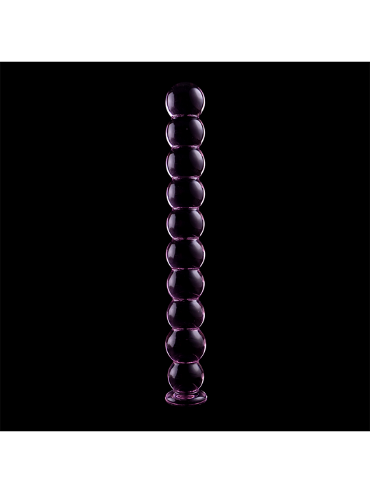 NEBULA SERIES BY IBIZA - MODELL 22 DILDO BOROSILIKATGLAS ROSA 21.5 CM 