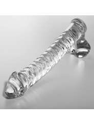 NEBULA SERIES BY IBIZA - MODELLO 23 DILDO IN VETRO BOROSILICATO TRASPA