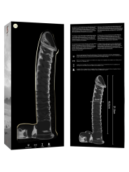 NEBULA SERIES BY IBIZA - MODELLO 23 DILDO IN VETRO BOROSILICATO TRASPA