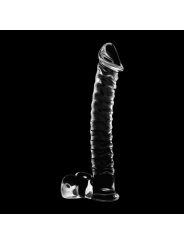 NEBULA SERIES BY IBIZA - MODELO 23 DILDO VIDRO BOROSILICADO TRANSPAREN