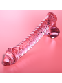 NEBULA SERIES BY IBIZA - MODÈLE 23 GODE EN VERRE BOROSILICATE ROSE 21.