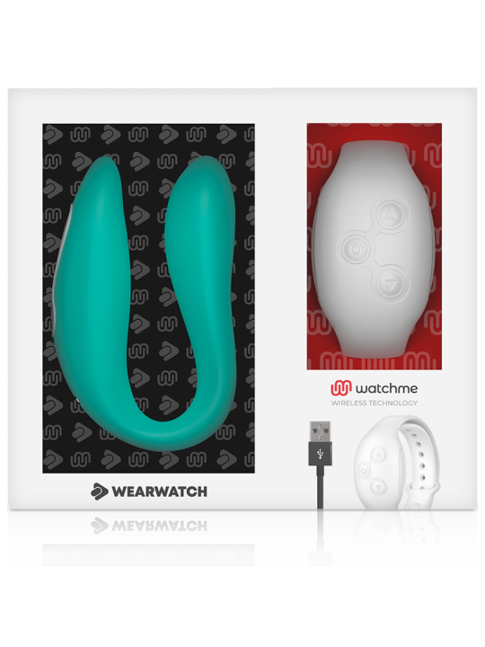 WEARWATCH - VIBRATOR DUBBELE TECHNOLOGIE WATCHME WATER MARINE / SNEEUW