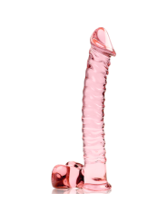 NEBULA SERIES BY IBIZA - MODÈLE 23 GODE EN VERRE BOROSILICATE ROSE 21.