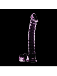 NEBULA SERIES BY IBIZA - MODELL 23 DILDO BOROSILIKATGLAS ROSA 21.5 CM 