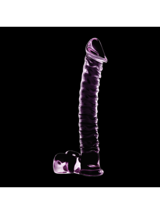 NEBULA SERIES BY IBIZA - MODELO 23 DILDO CRISTAL ROSA 21.5 CM -O- 4 CM