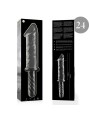 NEBULA SERIES BY IBIZA - MODELLO 24 DILDO IN VETRO BOROSILICATO TRASPA