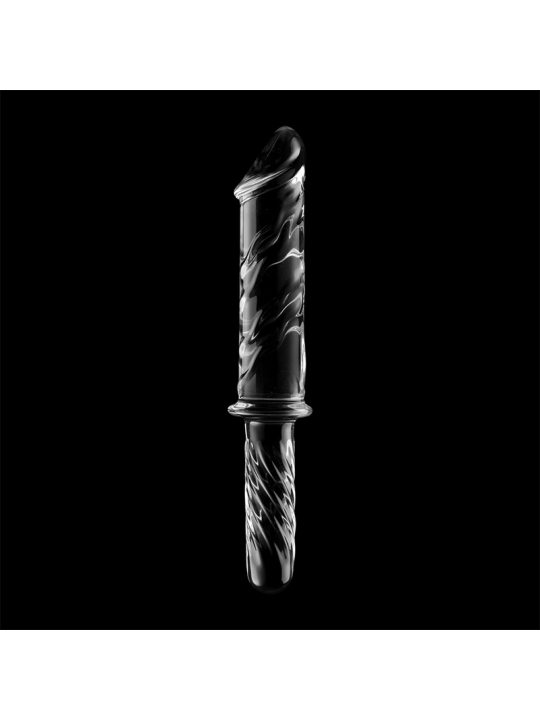 NEBULA SERIES BY IBIZA - MODELLO 24 DILDO IN VETRO BOROSILICATO TRASPA