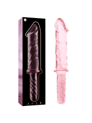 NEBULA SERIES BY IBIZA - MODELO 24 DILDO CRISTAL ROSA 28.5 CM -O- 5 CM