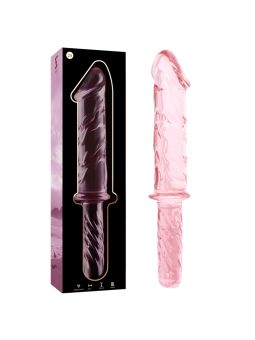 NEBULA SERIES BY IBIZA - MODELO 24 DILDO CRISTAL ROSA 28.5 CM -O- 5 CM
