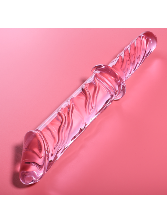 NEBULA SERIES BY IBIZA - MODELO 24 DILDO CRISTAL ROSA 28.5 CM -O- 5 CM