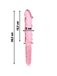 NEBULA SERIES BY IBIZA - MODELLO 24 DILDO IN VETRO BOROSILICATO ROSA 2