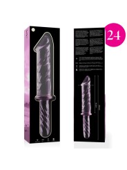 NEBULA SERIES BY IBIZA - MODELLO 24 DILDO IN VETRO BOROSILICATO ROSA 2