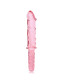 NEBULA SERIES BY IBIZA - MODEL 24 DILDO BOROSILICATE GLASS PINK 28.5 C
